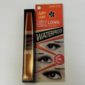 Super Model 5X Long Deep Black Waterproof Mascara- Sivanna Colors