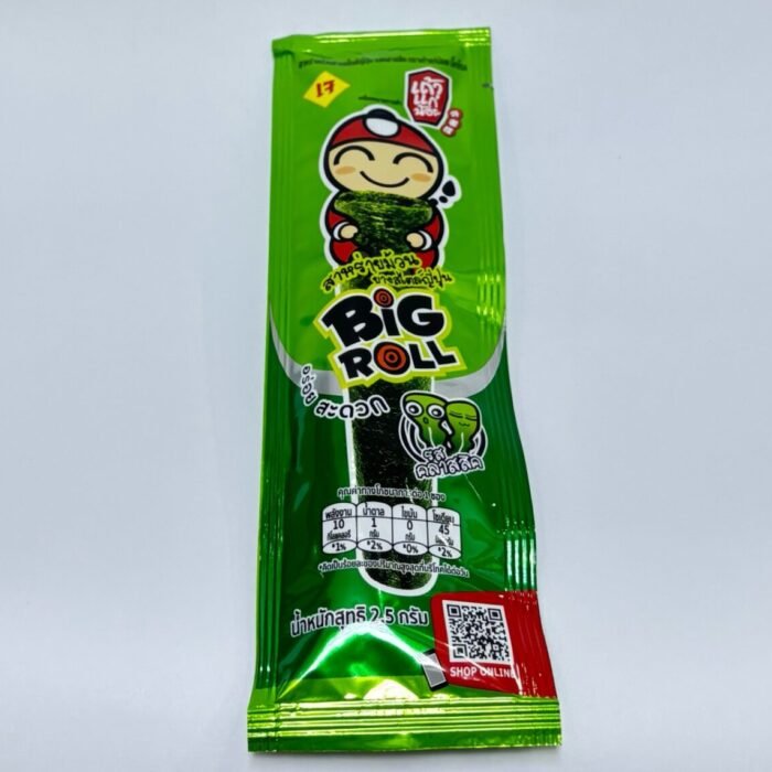 Tao Kae Noi Big Roll Grilled Seaweed snack.