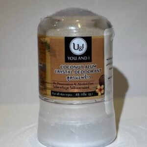 Coconut  Deodorant - U & I Alum Crystal Deodorant