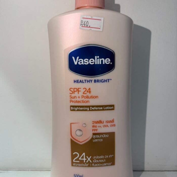 Vaseline Healthy Bright SPF 24 Sun + Pollution Protection Brightening Defense Lotion