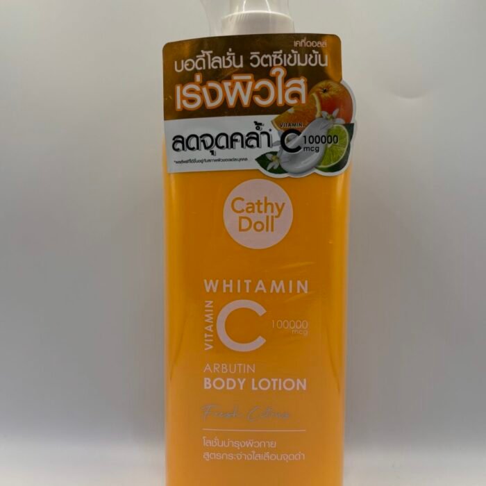 Whitamin Vitamin C Arbutin Body Lotion- Cathy Doll 450ml