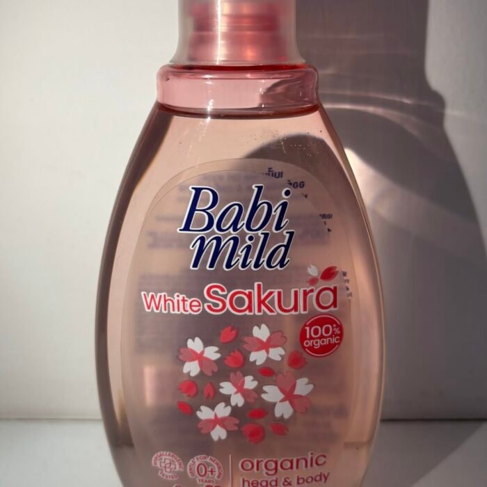 White Sakura Organic Head & Body Baby Bath -Babi Mild