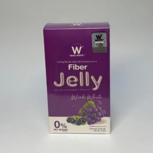 Wink White W Fiber Jelly dietary supplement in the grape flavor